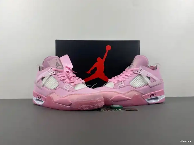 Reps TBK PINK 4 OFF-WHITE X JORDAN 0518